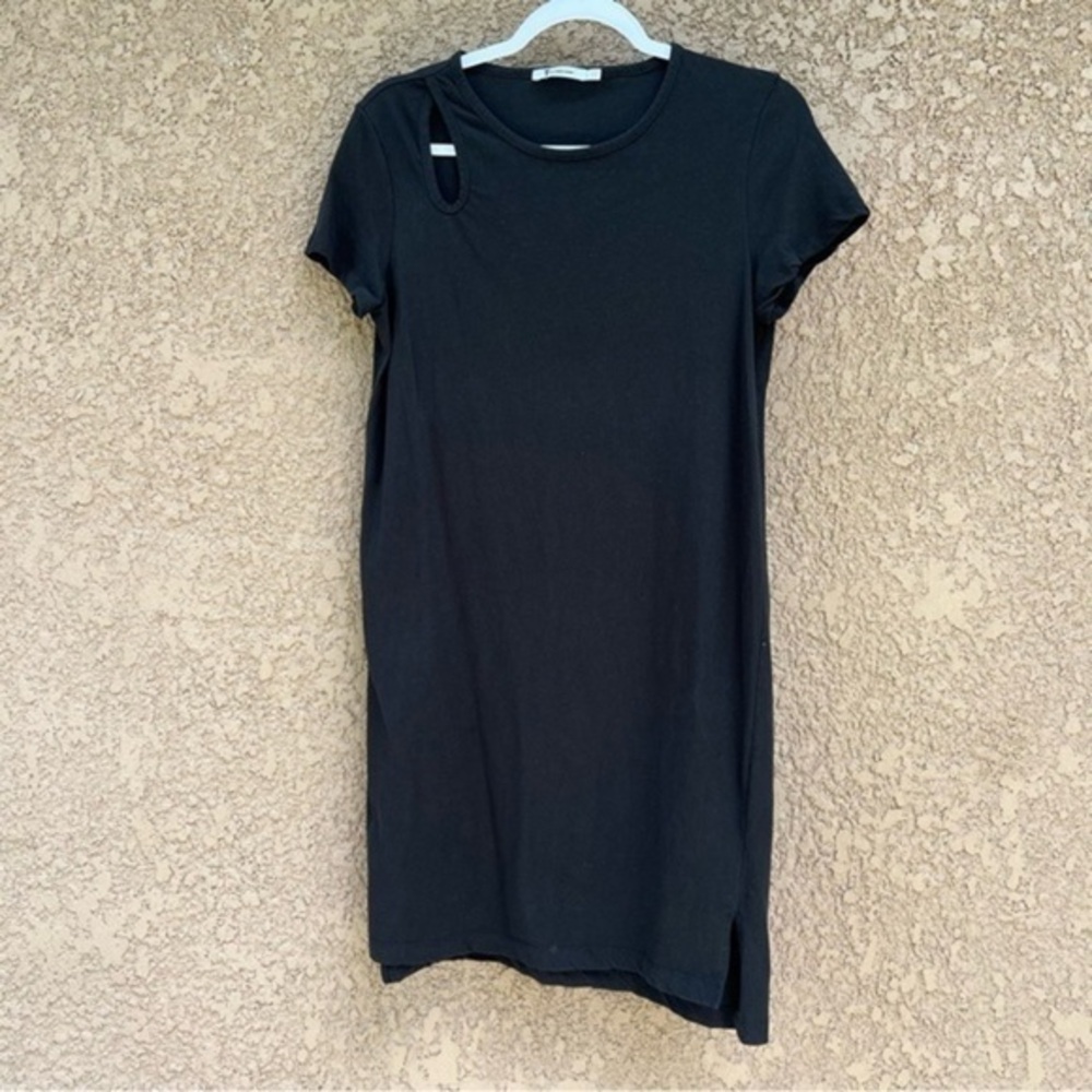 Alexander Wang Short Sleeves Mini Dress Women's Size Small Luxury Black